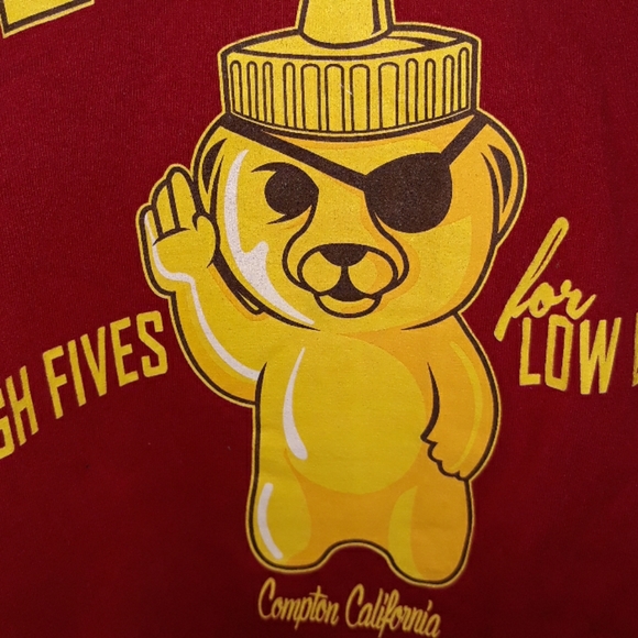 Honey brand graphic cropped t-shirt - Picture 3 of 4